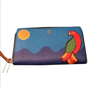 kerrington Mutli-Color Parrot Leather Clutch